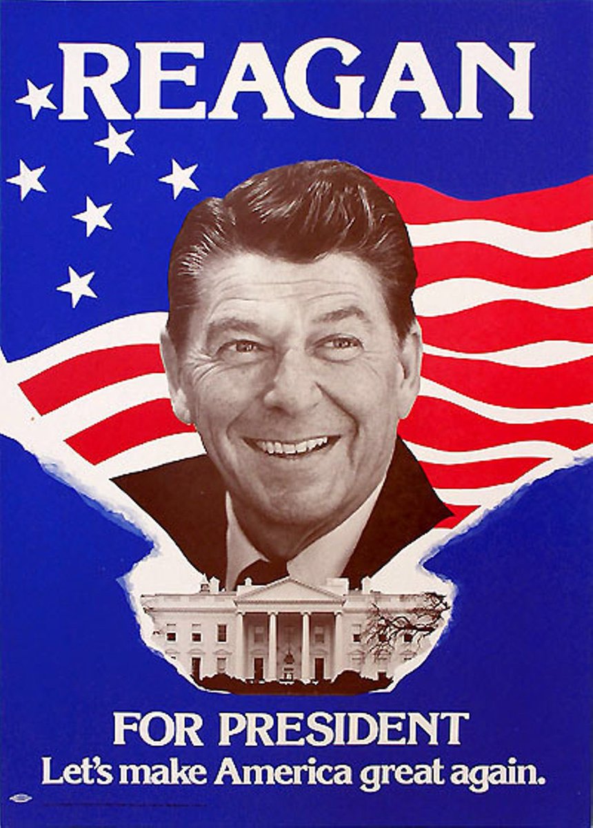 Did Trump get his Make America Great again from Reagan's 1980 campaign?
