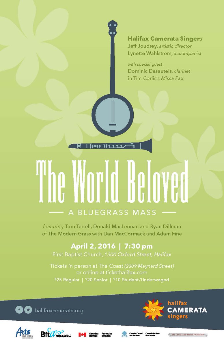 <a href="/halifaxnoise/">halifaxnoise</a> Bluegrass Mass Sat. wanna come to rehearsal? <a href="/HalifaxCamerata/">HalifaxCamerata</a> youtube.com/watch?v=UB2Nf_… <a href="/themoderngrass/">ModernGrass</a>