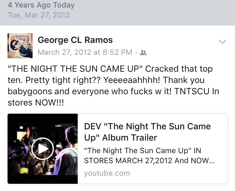GeorgeAaliyan's tweet photo. Today or yesterday 4 years ago we got @devishot debut album 🔥🙌🏼🙌🏼 #TNTSCU https://t.co/UFrlGHaHr9