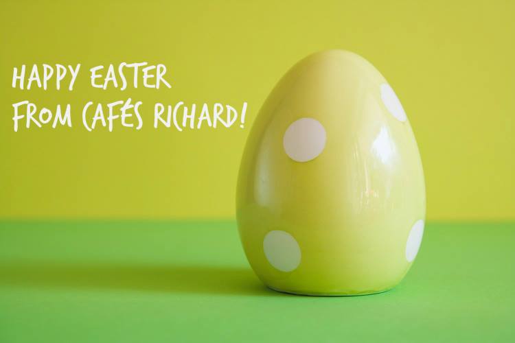 CafesRichardTH's tweet photo. #CafésRichard Thailand wishes everyone a very Happy #Easter filled with happiness, joy and love! https://t.co/aGhEmFwrwg