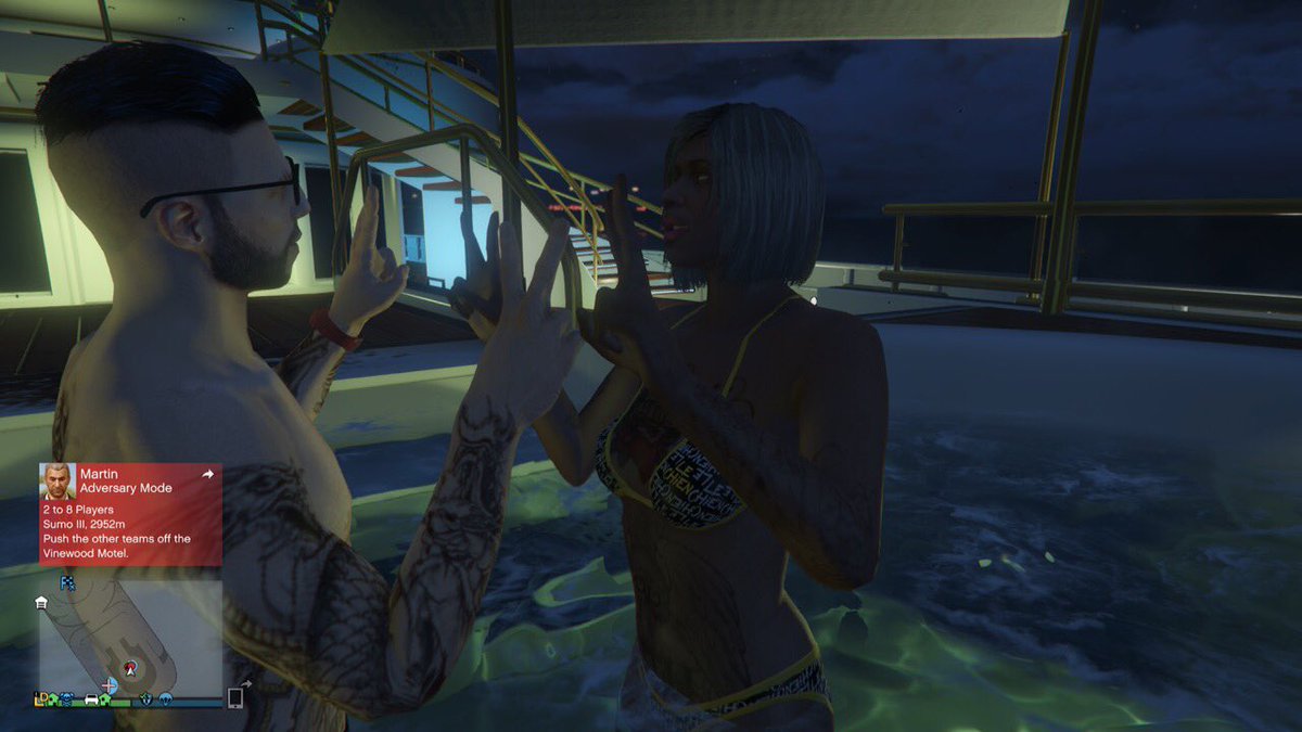 i1RustyChains1i's tweet photo. Peace and Love #GTAOnline #xboxonecapture #gtayatchlife #RustyChains #GtaV https://t.co/juuWRbPPNz