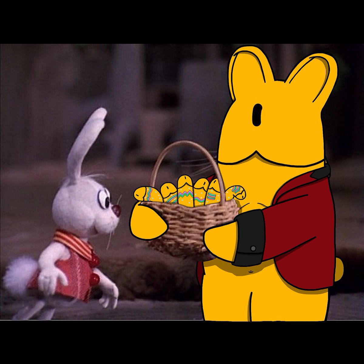 Monsterdick__'s tweet photo. Happy Easter from Peter "Cockandtail" #HappyEaster #bunny #sunday @BroBible @MensHumor @funnyordie https://t.co/GoqHsGwzBx