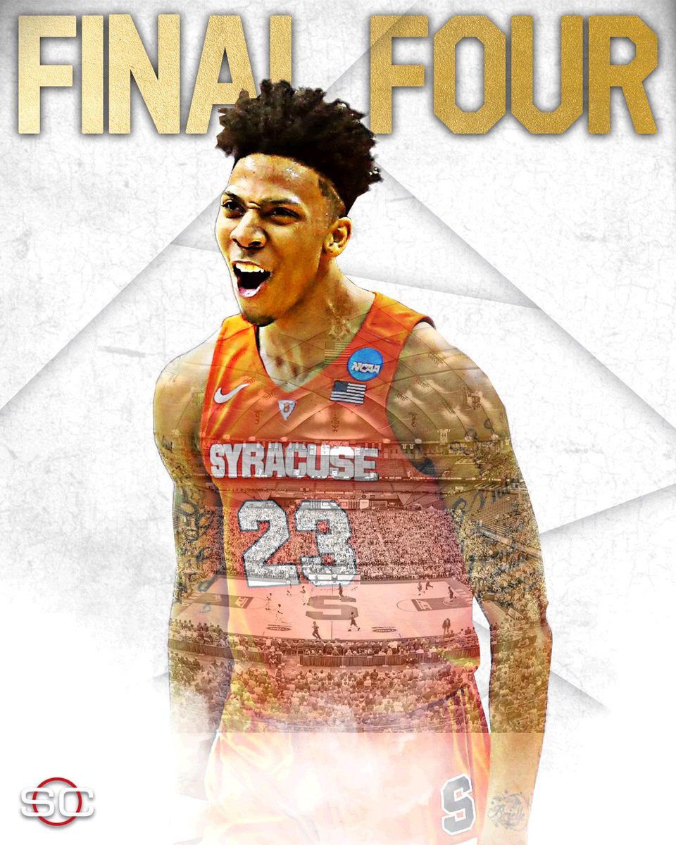Orange are going to the Final Four! 10 Syracuse comes back from 16-pt 2nd-half deficit to beat 1 Virginia, 68-62.