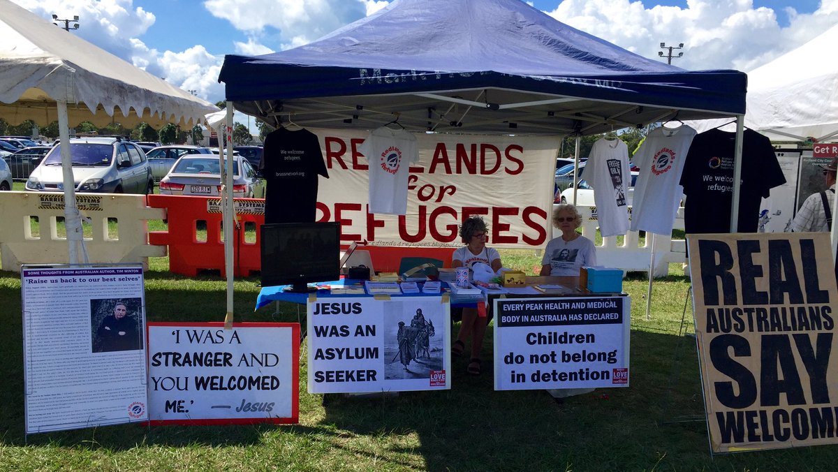 Redlands 4 #refugees at Redlands Easter Family Festival, Easter Monday @ Cleveland Showgrounds. Come &amp; say hi!