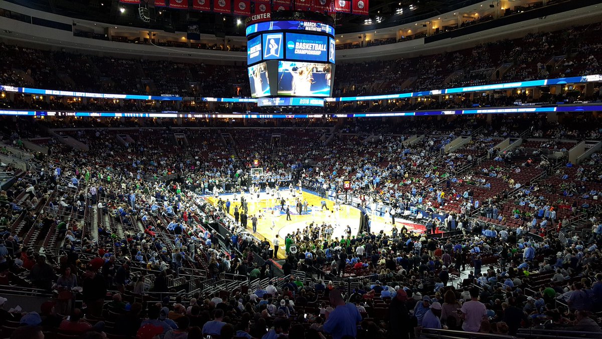 First ever NCAA March madness game. #GoIrish