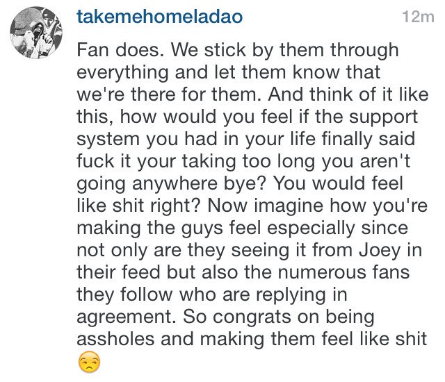 riorsonaddict's tweet photo. My long ass IG rant b/c this fandom has honestly upset me so much right now. I'm a fucking Redhead for life so ✋✌️ https://t.co/byMdkIANi8