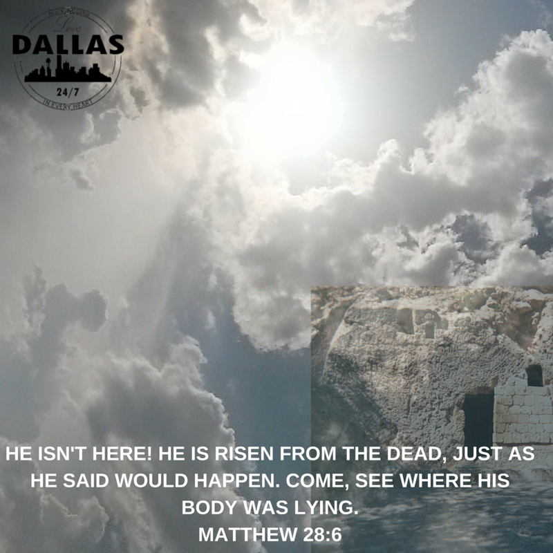 lovedallas247's tweet photo. #lovedallas247 #Easter #prayer247 #Resurrection #HeisRisen #Worship #thegraveisempty #JesusChristLovesYou https://t.co/3DRGh3qzU2