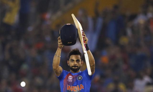 SportsbyHT's tweet photo. Among my top three, perhaps the best: @imVkohli on match-winning knock https://t.co/0arz5tT1p8 #WT20 https://t.co/YriQB1rlEz