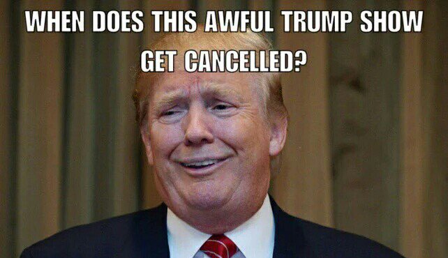 tRumpnado2016's tweet photo. #CancelTheClownShow
This is the worst Reality TV imaginable!
Please MAKE it END!
#NeverTrump
#dumpTrump https://t.co/ZJE1VDNpTB