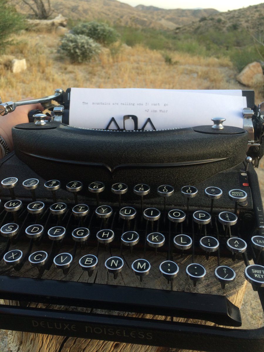 typewreck's tweet image. The mountains are calling and I must go - John Muir