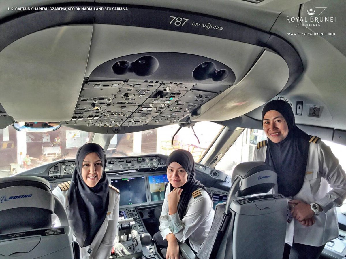 FairyTaleAccess's tweet photo. All-female flight crew lands plane in country they can't drive in! RealLife #FairyTaleAccess https://t.co/T4EdoHN6Oq https://t.co/1LG9IjSmPx
