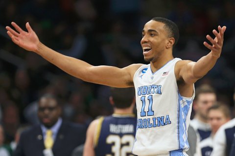 espn's tweet image. And then there was one!

North Carolina fights off Notre Dame 88-74, will be the only 1-seed at the Final Four.