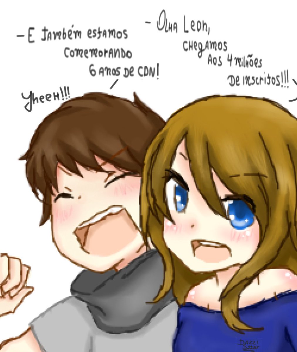 JackeyLovergirl's tweet photo. @nilmoretto @CdNLeon  
Eu tinha que fazer um desenho pelas 2 grandes marcas
Espero que gostem >u< 
#CdN6Anos #CdN4M https://t.co/0O84ZrLgKF