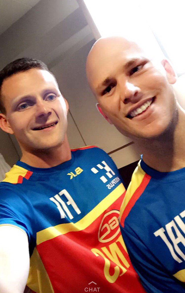 tmckenzie18's tweet photo. Our new recruits. Potential Brownlow medalists with golden fists and kick goals from anywhere #stevenablett #garymay https://t.co/D2WEjuC1S0