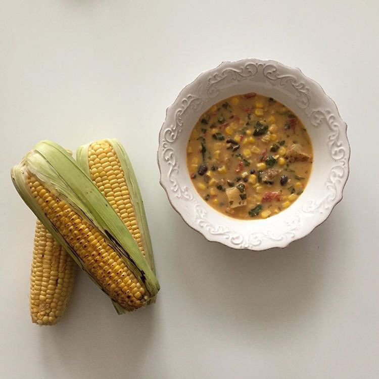 Chipotle black bean corn chowder is definitely lunch in a bowl.

Have a souper week!
