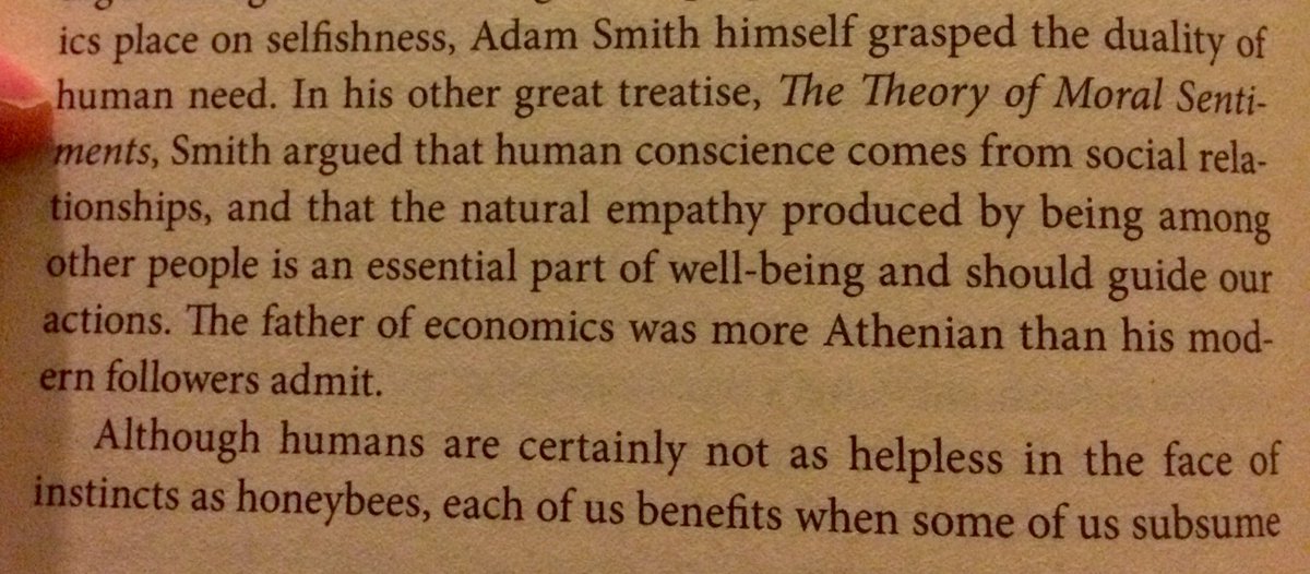 k_friedell's tweet photo. When what you're reading coincides with what you've been contemplating. Fostering happiness through human connection https://t.co/CKe4aw1ICe
