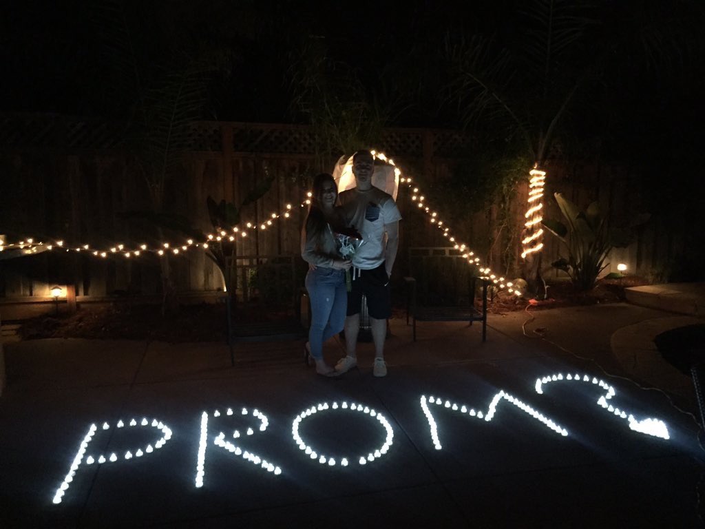 gonefortheweek's tweet image. Dino&apos;s and @kylie_weeks are gonna light up the party at prom 😜🌟