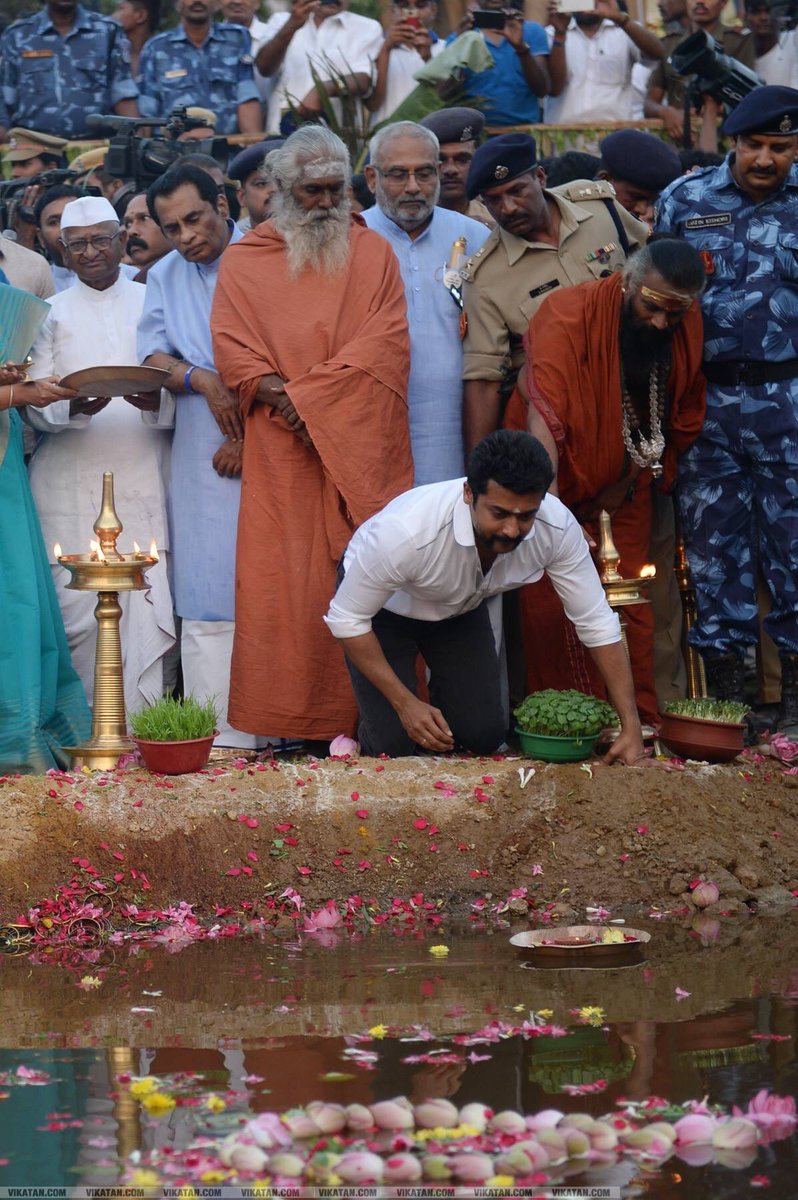 sivasankaran5's tweet image. Surya sir show how much interested in water