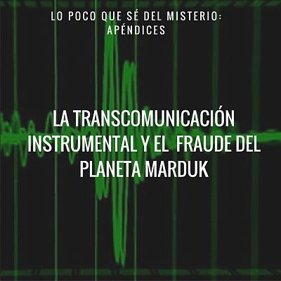 sueño Maestría Pisoteando El horror có(s)mico on Twitter: "El fraude de la transcomunicación  instrumental (TCI). Lo poco que sé del misterio:… https://t.co/ahz1SkxXUo  https://t.co/tUmqyJReEm" / Twitter