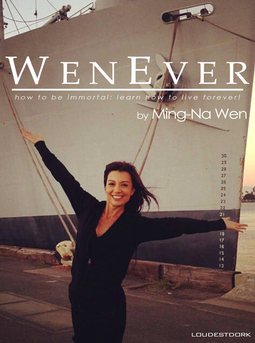 loudestdork's tweet image. a guide to immortality &amp;amp; a map to the 'fountain of youth' is included 😉  #WenEver
@MingNa
