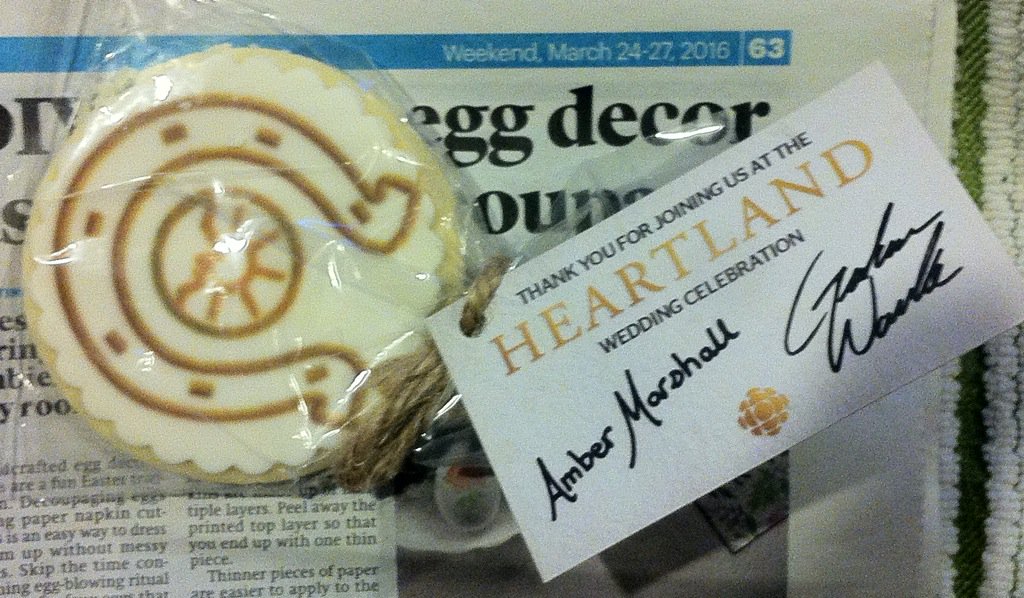 HeartlandOnCBC's tweet photo. Am I the only 1 who kept my cookie from the season 8 finale celebration? Tweet a pic of yours if you still have it! https://t.co/Q7FM0OpWzc