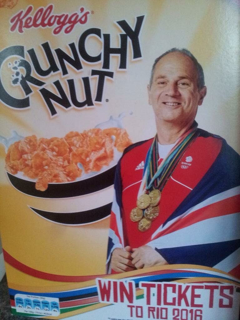 Kellogg’s announce its Team GB athlete ambassadors includes Sir Steve Redgrave. CenWQtEW4AEU0Ca