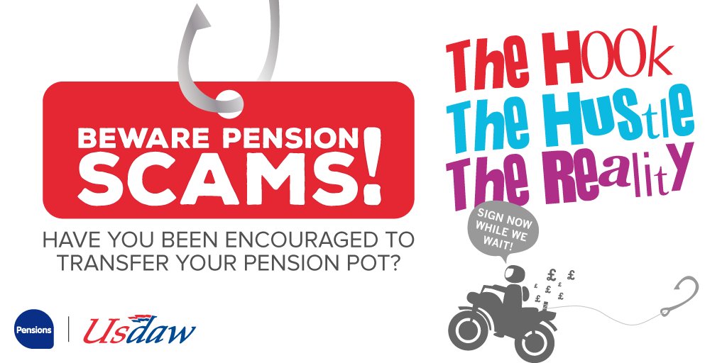 UsdawUnion's tweet photo. Transferring your pension pot? If the offers sound too good to be true they probably are… https://t.co/CTWlDnedls https://t.co/hvoSywU0j6