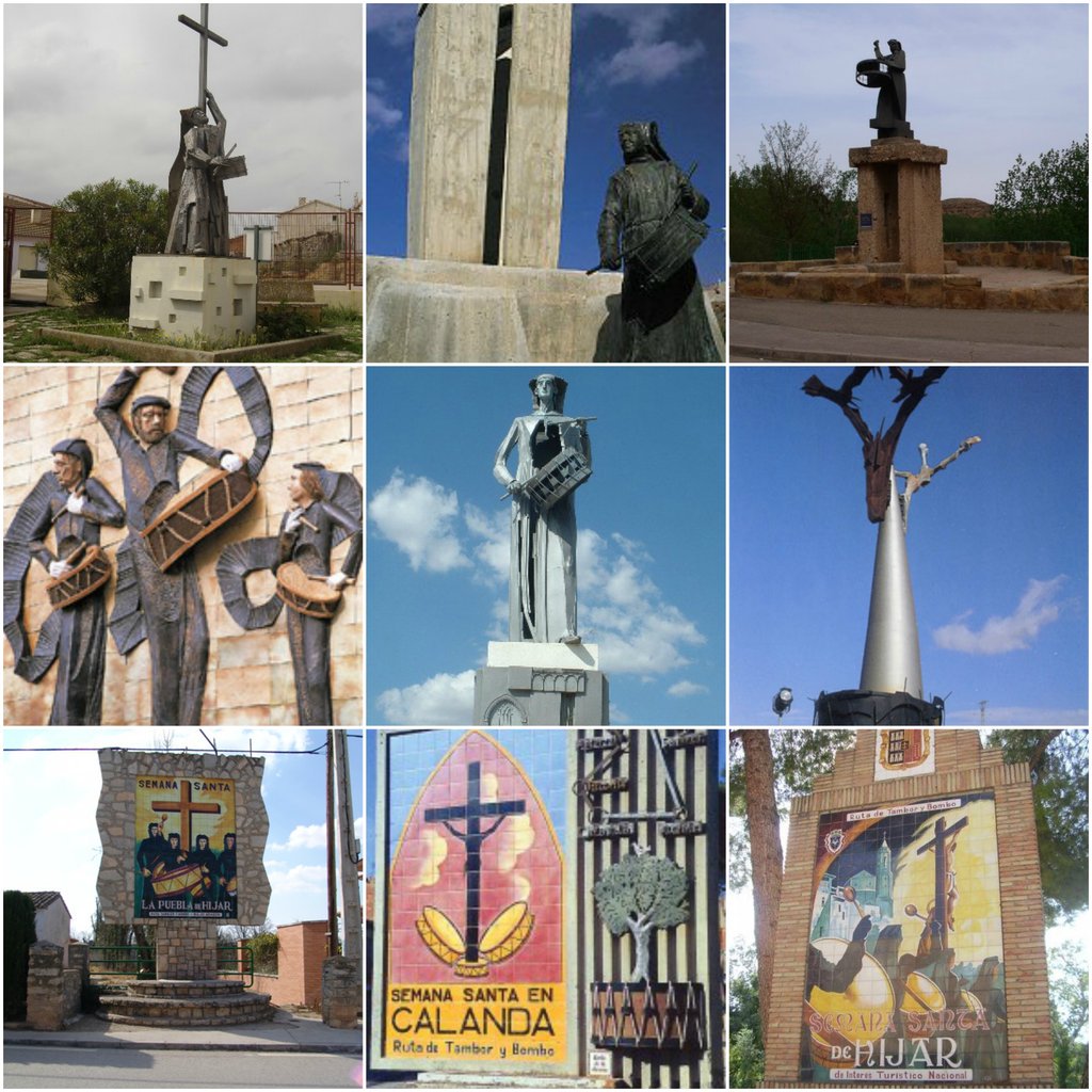 Teruelenlared's tweet photo. Buenos días! Ya ha terminado la Semana Santa y nosotros hemos hecho un montaje de monumentos de la ruta del tambor. https://t.co/jzMsxnbopZ