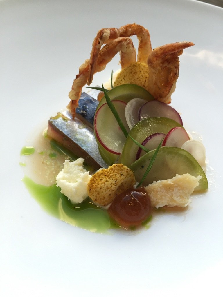 cavador's tweet photo. Stunning dish of @aandepoel 2** with some of @cavador ingrediënts. #proud #cooperation #foodart #goodmorning https://t.co/aFtDeMXJaW