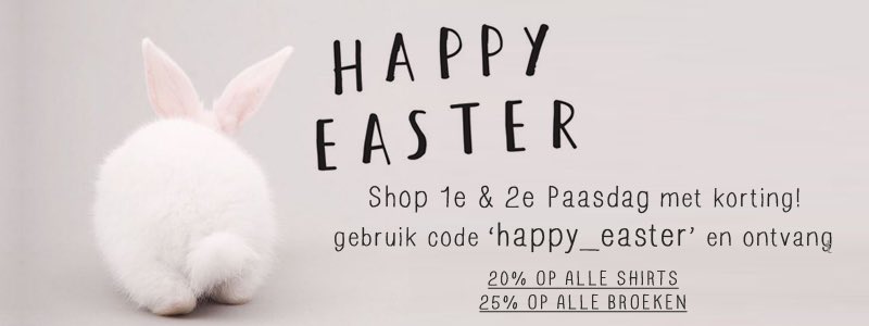 04dertien's tweet photo. Happy Easter! Shop vandaag nog met korting! Code: happy_easter #pasen #fashion #korting #shirts #jeans #broeken https://t.co/QLdnby1OIe