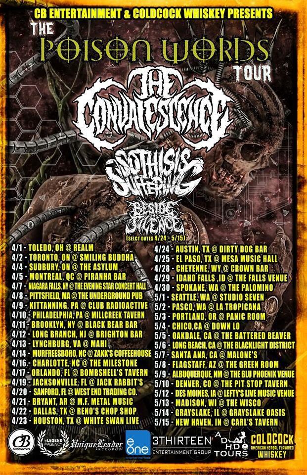 Chris3788's tweet photo. This banger is coming up 4/1-5/15 across the US/Canada!! @TCONband @sothisistweetin | @coldcockwhiskey @dropcards https://t.co/wawQv22ae8