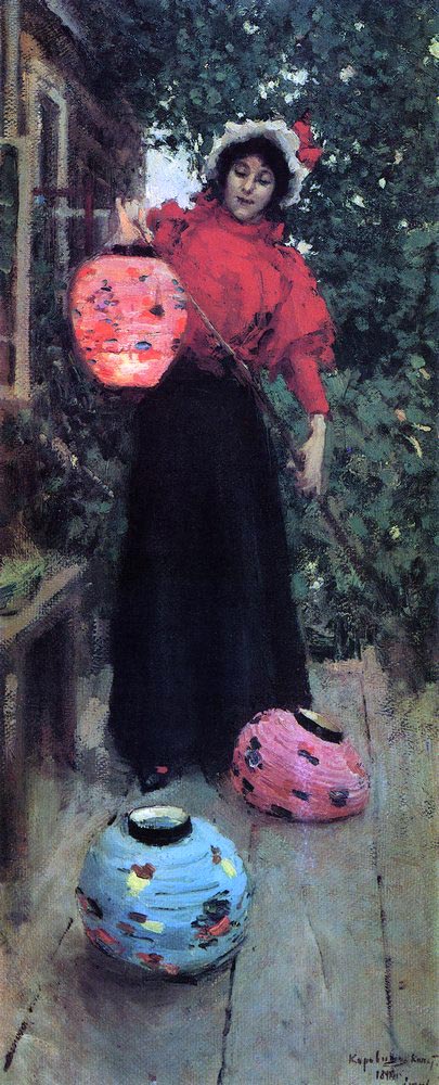 impressionistTW's tweet photo. Константин Коровин «Бумажные фонари» 1896 г.  https://t.co/85saTokv2J https://t.co/fjDs01jrpa
