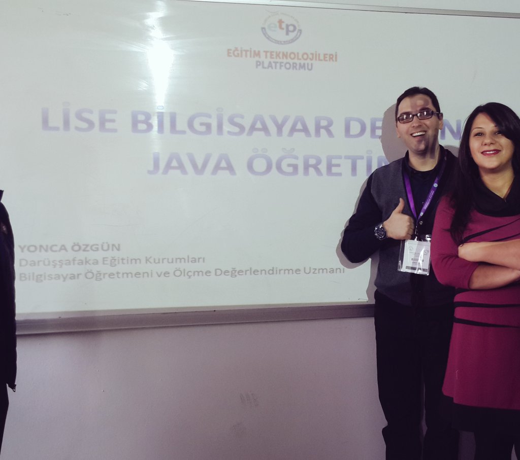 yoncakurt_tech's tweet image. #ETP16 #javaegitimi #darussafaka