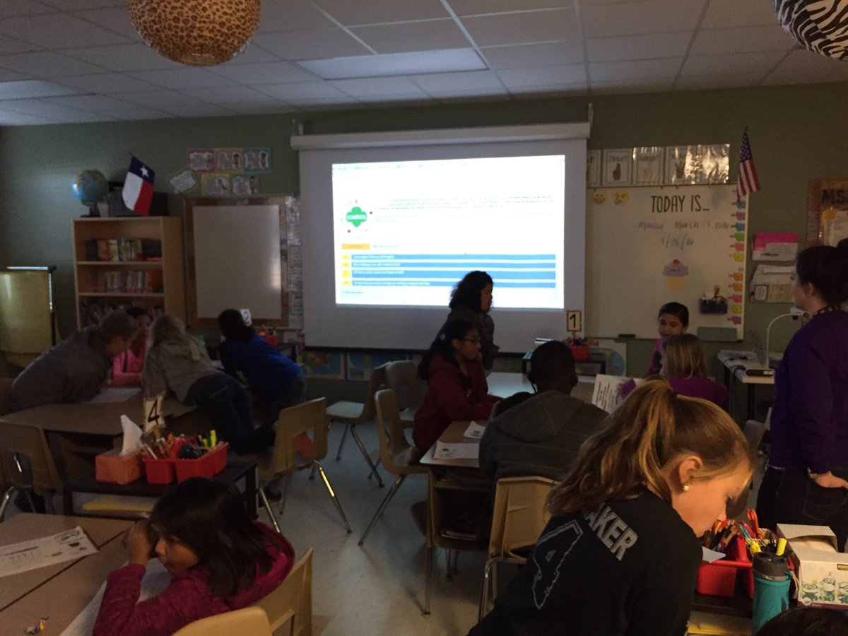 SumpterJoshua's tweet photo. We are using "Socrative" to review for our STARR #taylorducks @skshurtz #MSI https://t.co/e6zeXYiRQD