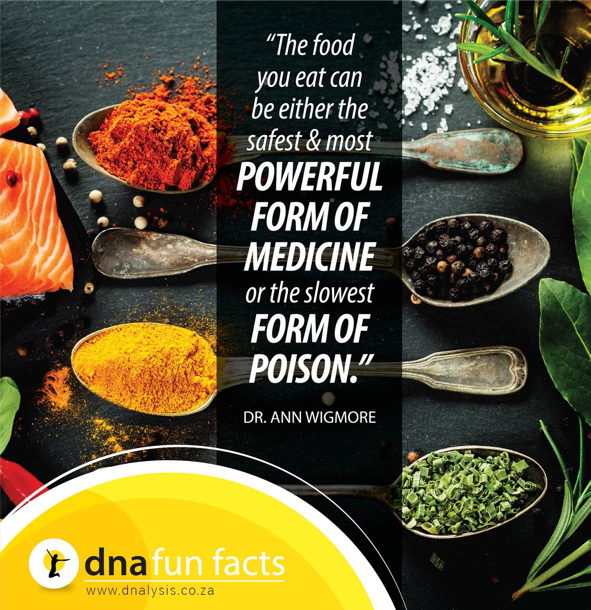 dnalysis's tweet photo. The food you eat can be either the safest and most powerful form of medicine or the slowest form of poison.
#dnalys… https://t.co/QGc2ejFQLy