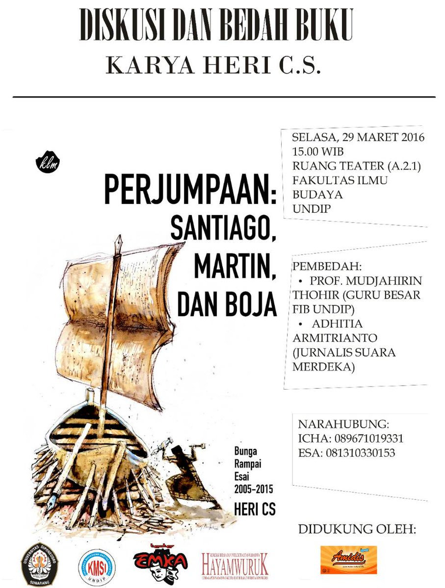 SASINDOUNDIP's tweet photo. Jangan lupa besok datang ke acara yang satu ini yaa https://t.co/isigAyVZKB