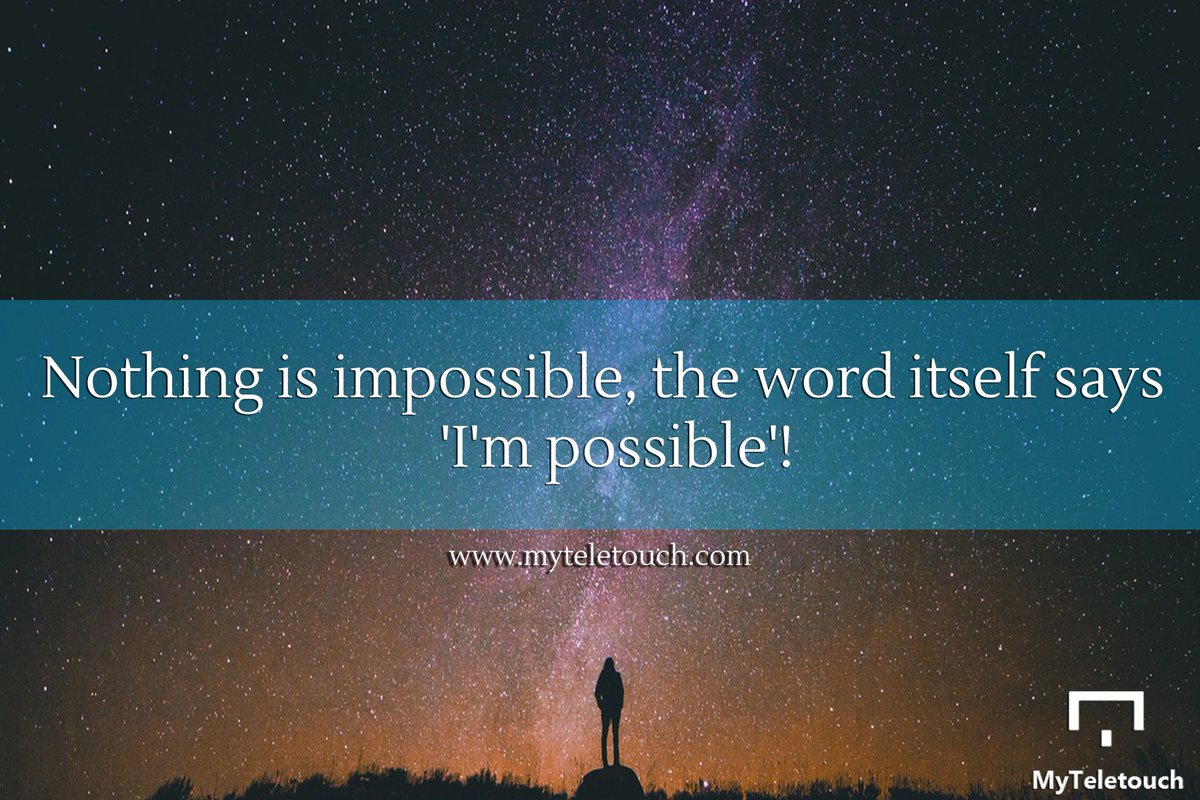 MyTeletouch's tweet photo. #mondaymotivation :) https://t.co/u1QLxNeISB
