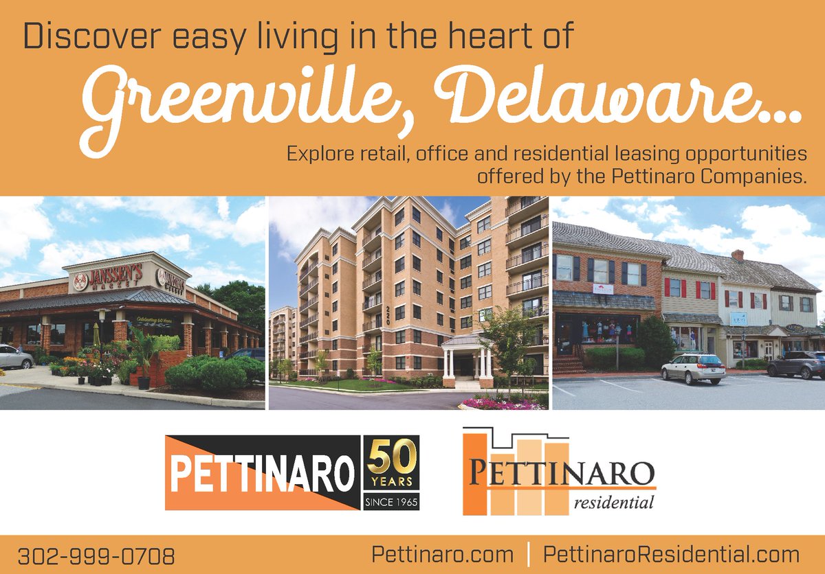 Now offering retail, office &amp; residential in #GreenvilleDE! Visit Pettinaro.com to view properties #netde