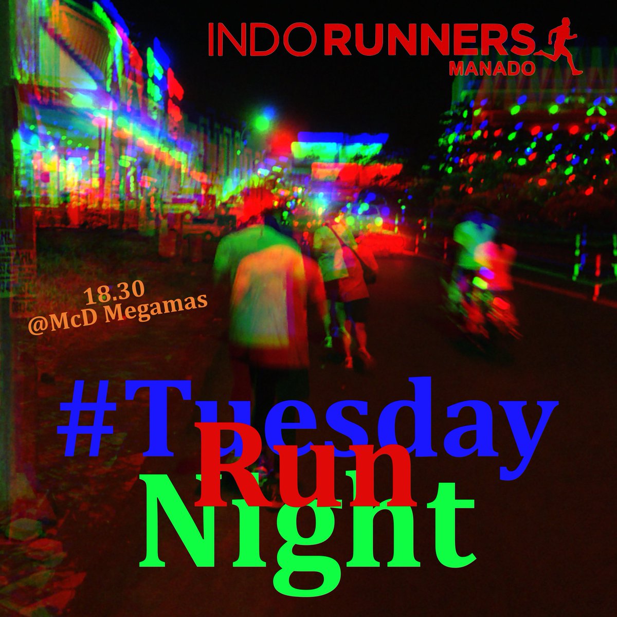 IndoRunnersMDC's tweet photo. malam hari, saatnya lari...
#TuesdayNightRun #MariJoLari #WeRunIndonesia #SehatItuKeren https://t.co/tZHQcgKqBo