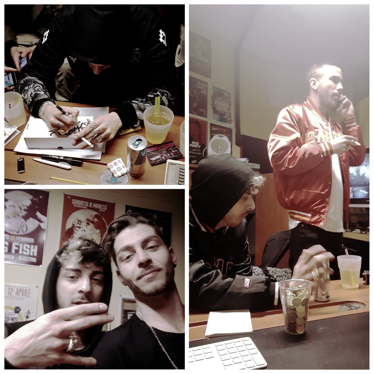 Ferranumb's tweet photo. #backstage w/ #sferaebbasta &amp; #charliecharles https://t.co/DY0jLfzjws