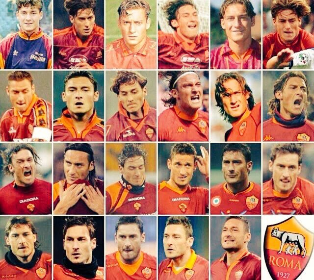 Footballogue's tweet photo. [#SerieA] Il y a 23 ans aujourd'hui, Totti faisait ses débuts avec la Roma.

La suite appartient à  l'histoire ! https://t.co/P6s00BBK4X