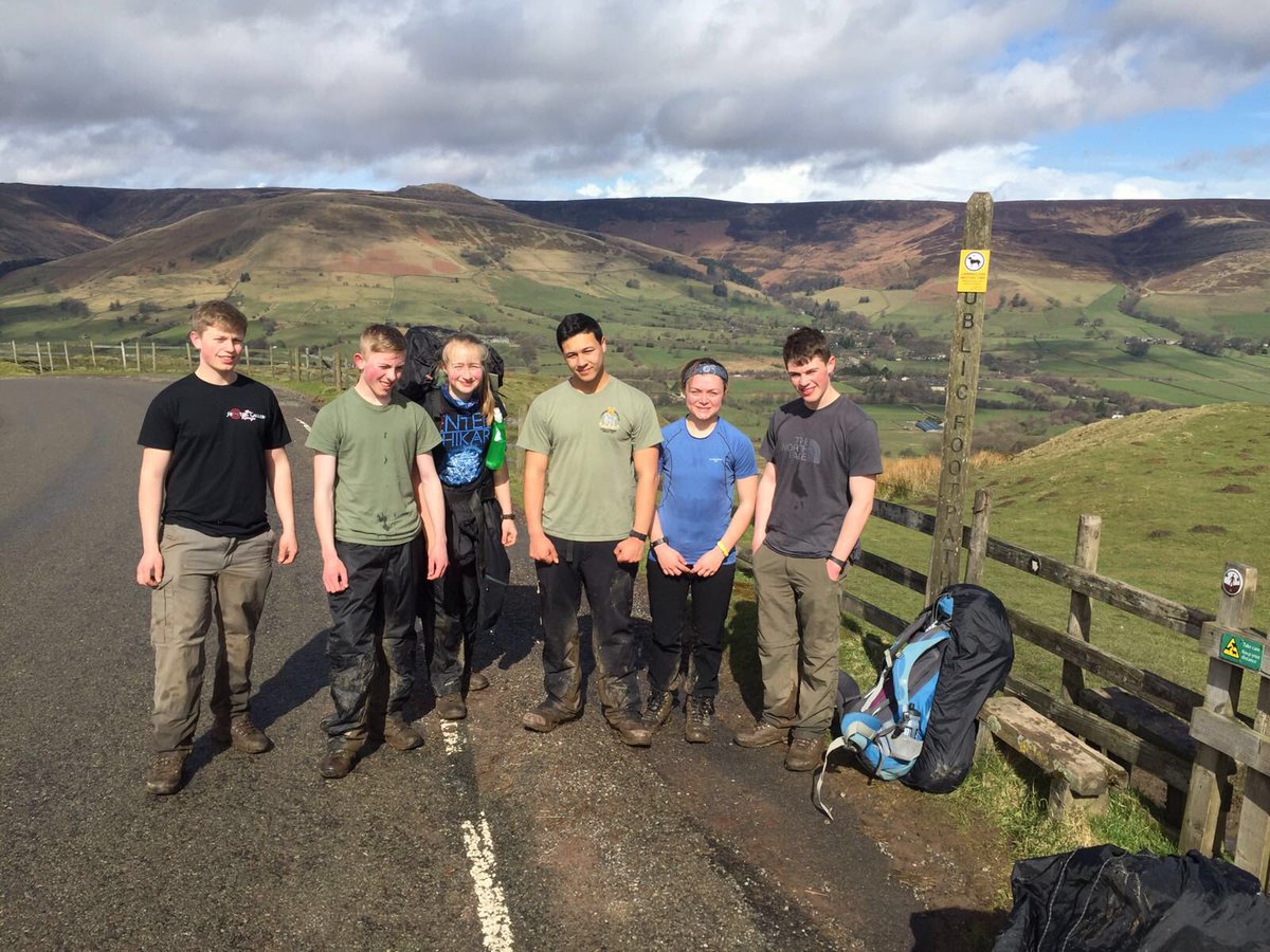 SuffolkACFDofE's tweet photo. #StormKatie didn't beat us. Silver Exped done in the Peak District for Suffolk Cadets. @SuffolkACFDofE @ACFADofE https://t.co/nelZVIiBsO