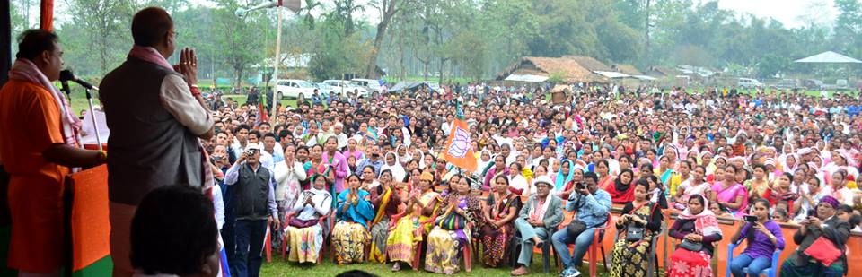 BhaskarSharma_'s tweet photo. #campaign moments with #himantabiswasharma &amp; #Rameshwarteli sir #BJP4Assam #BJP4Margherita https://t.co/shNbNwC8jX