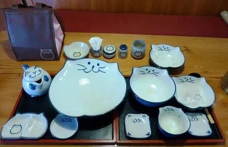猫好き必見★お箸袋を集めるとかわいい器がもらえるうどん屋さん！