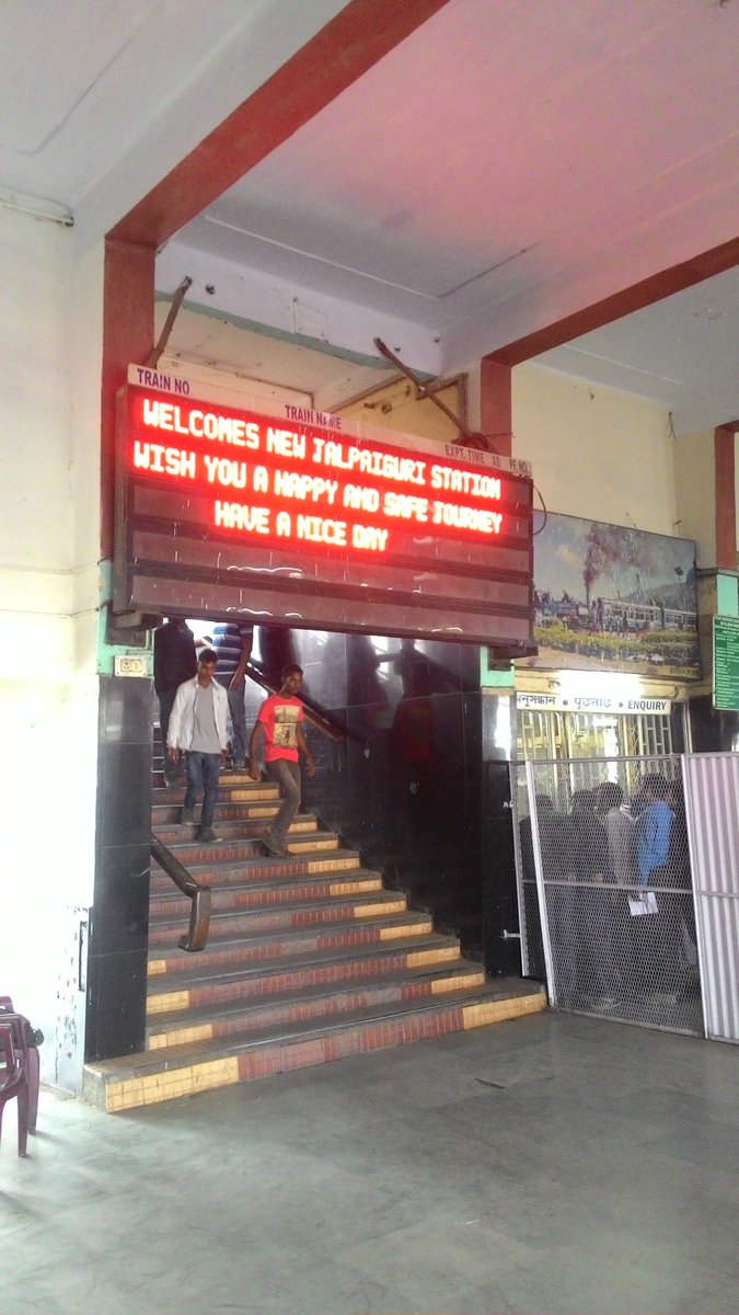 @gm_nfr sirpls make this digital sign board as a train timing&pf display at NJP stn pls make it as a usefullone.