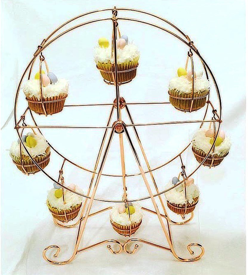 mybaker_co's tweet photo. Easter Cupcake Carousel 🐣🍭 #vegan #coconutnest #cupcakes #minieggs #easterweekend #easterb… https://t.co/9dGS7ALmzV https://t.co/f4FxkpA88V