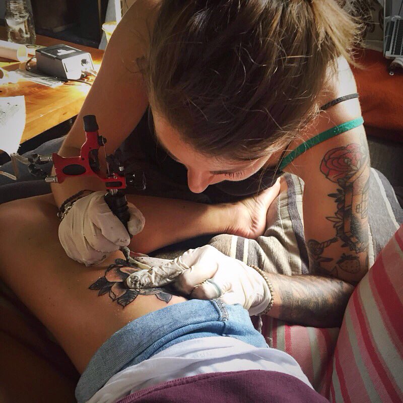 When it rains in NZ... Get ya Italian mate to tattoo you.