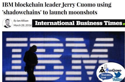 MedGizmo's tweet photo. #JerryCuomo: #IBM #blockchain initiatives #shadowchain #Hyperledger https://t.co/9ay6gbqIXn #fintech #technews https://t.co/9n0wzLJkqH
