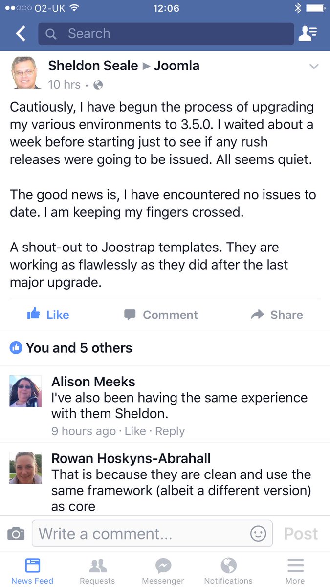 JooStrap tweet media
