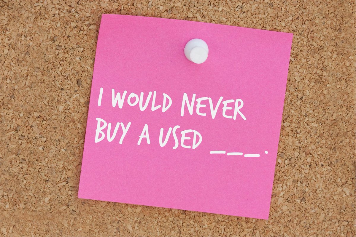 947WMASFM's tweet photo. It's Monday and time for another round of "I Would Never... buy a used _______". #WMAS #947WMAS https://t.co/2OGgQ5gaJi